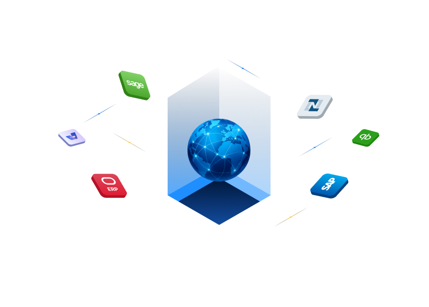 Group consolidation — unified data model across every entity